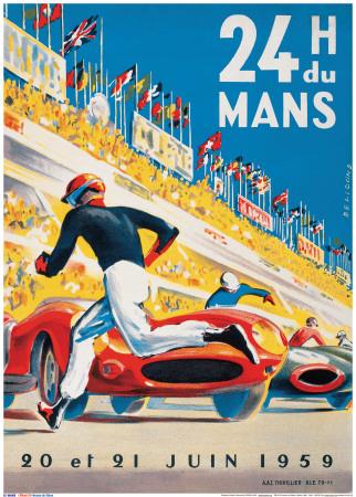 Vintage Auto Racing Poster